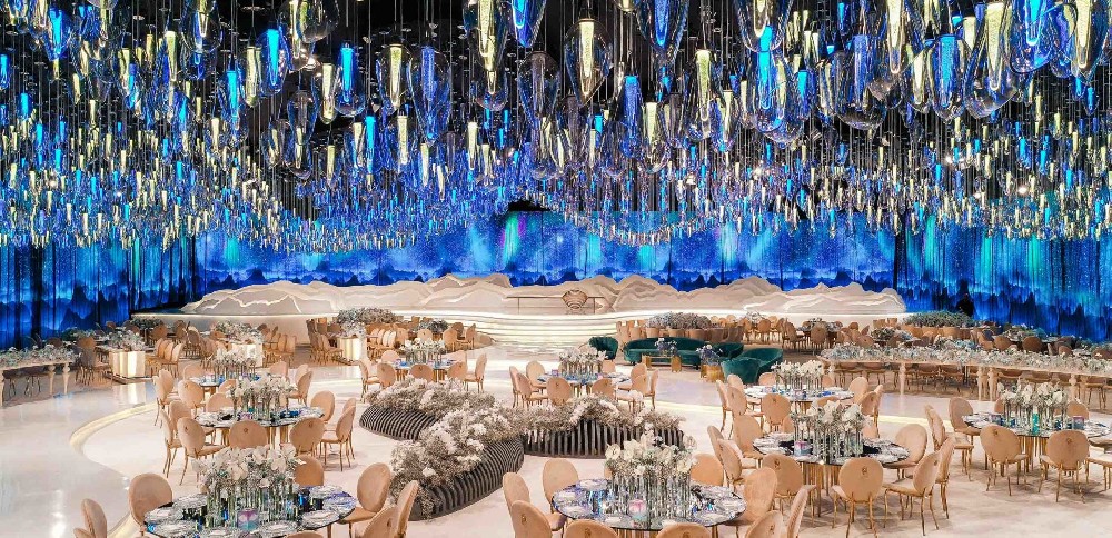 婚宴厅水晶琉璃吊灯